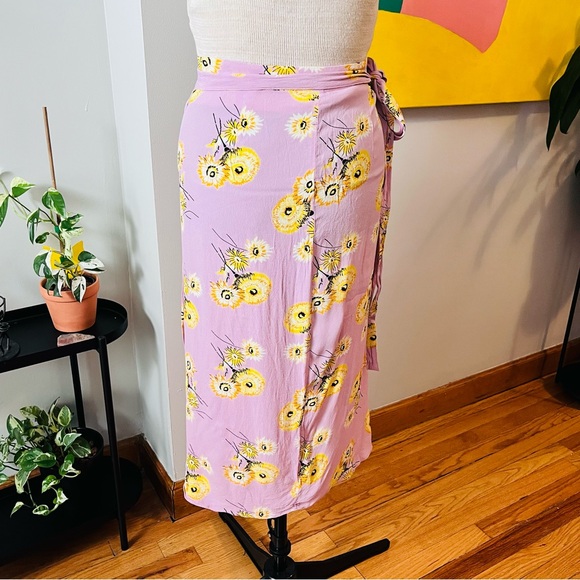 Madewell floral wrap skirt - Picture 2 of 7